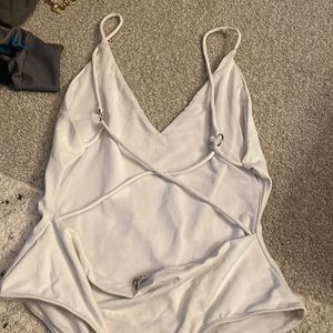 Free People Lace Back Bodysuit